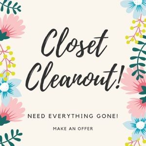 Closet clean out!